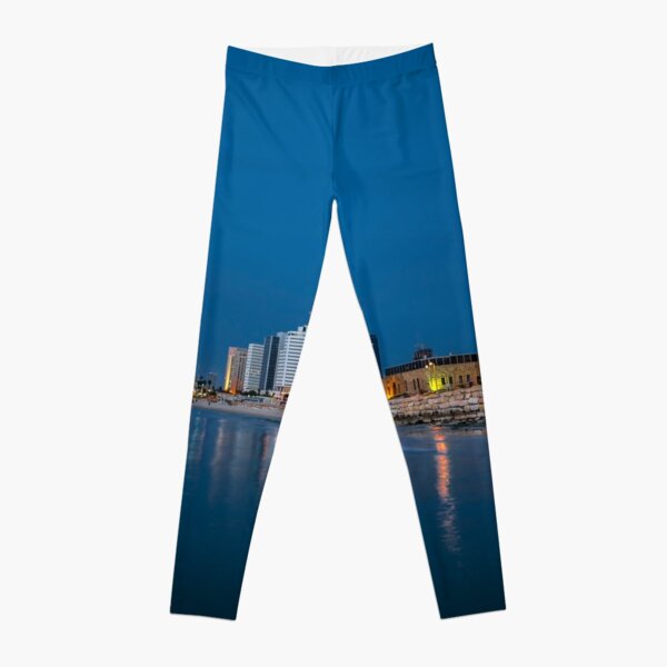 Tel Aviv the blue hour Leggings