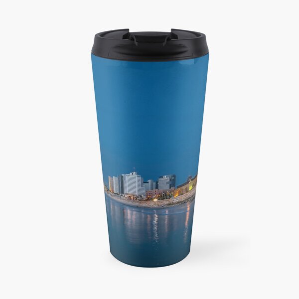 Tel Aviv the blue hour Travel Mug