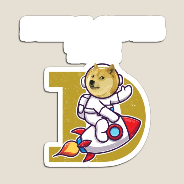 Item preview, She Loves The D Dogecoin Funny Crypto Doge meme designed and sold by SpearJaelyn.