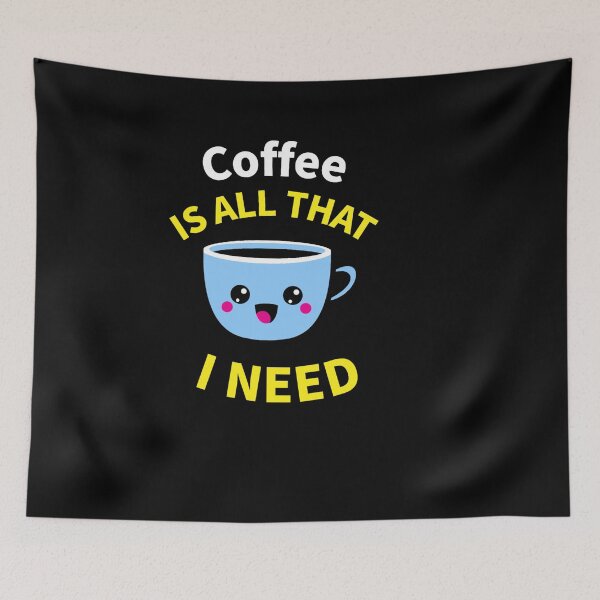 Item preview, Coffee is all I need - addicted to caffeine designed and sold by mr&mrsmalik malik.
