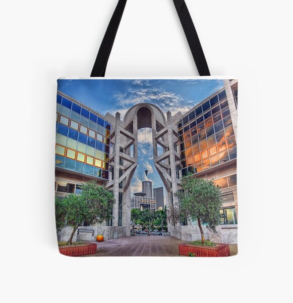 Tel Aviv opera house All Over Print Tote Bag