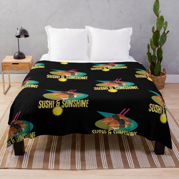Item preview, Sunshine & Sushi Colorful Illustration Design designed and sold by EarthArtDesigns.