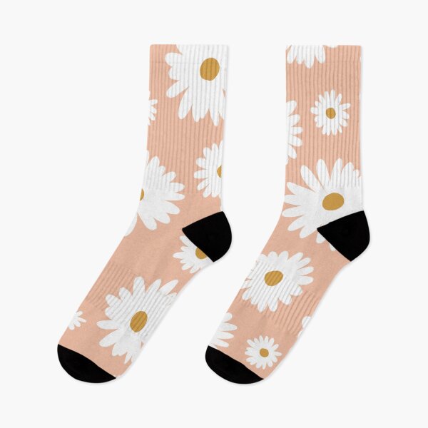 Item preview, Daisies on Blush Pink designed and sold by latheandquill.