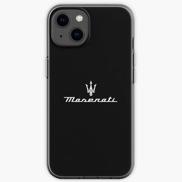voiture-Maserati-Logo Coque souple iPhone