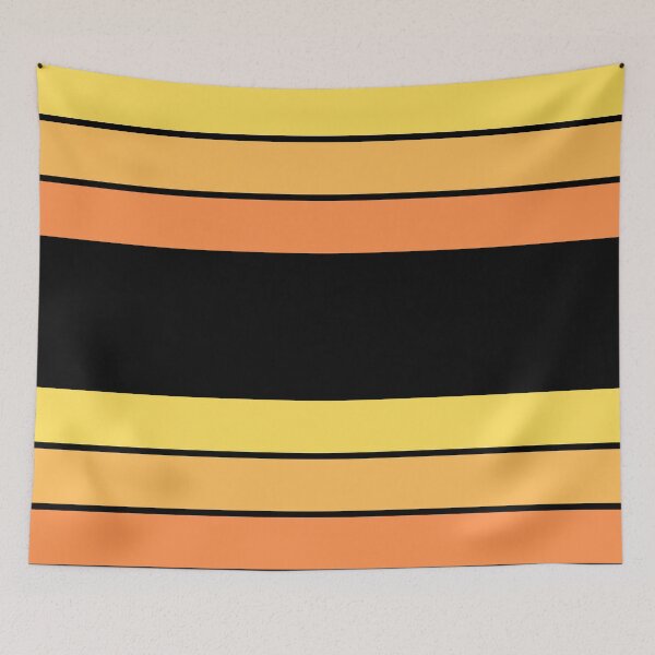 Item preview, Yellow Orange Lines Obsession designed and sold by OrangePyramid.