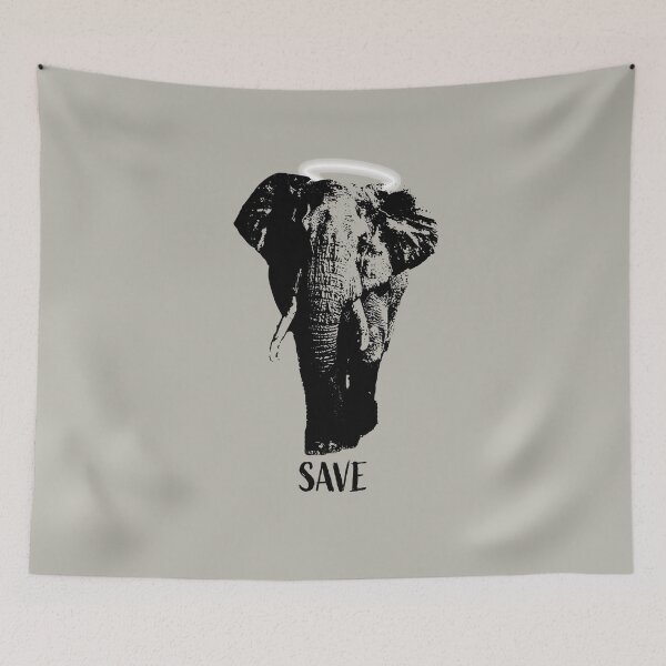 Item preview, Save the Elephants.  They are our Angelic Friends.  designed and sold by OliOuterBrands.