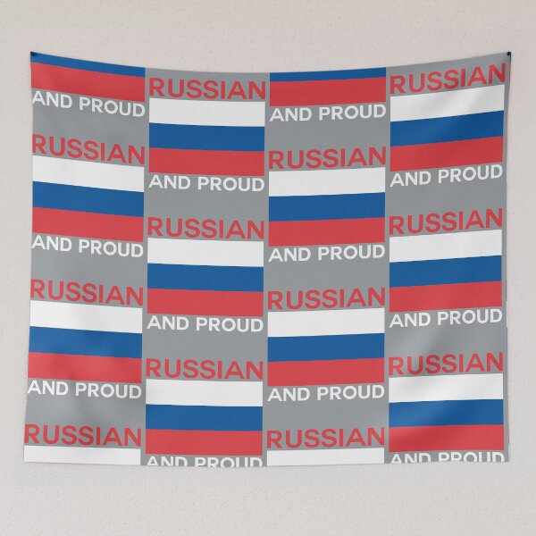 Item preview, Russian and Proud -Flag of Russia designed and sold by obedtheartist.
