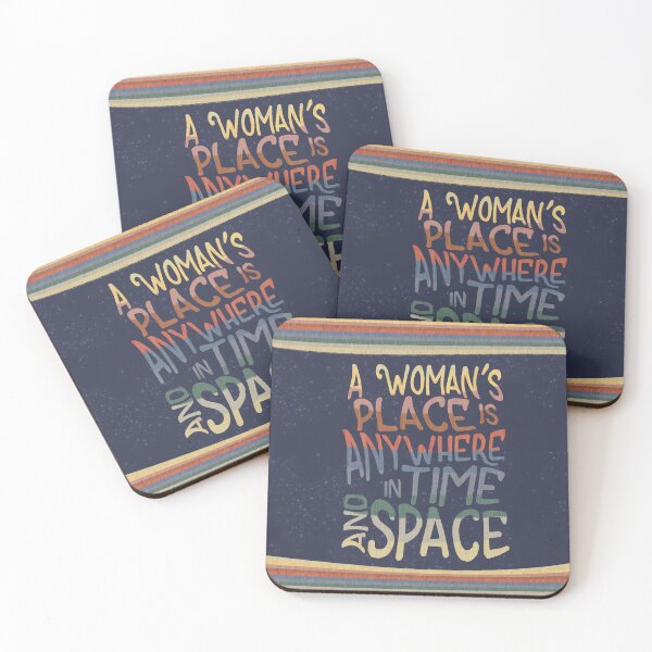 Item preview, A Woman's Place is Anywhere in Time and Space designed and sold by kbkiwiart.