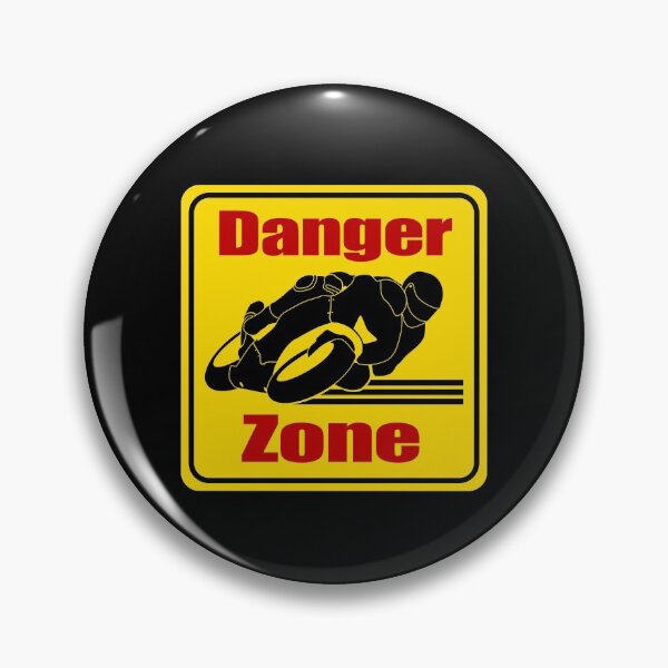 Item preview, 'Danger Zone' Motorcycle Road Racing Sign designed and sold by Michael Pilinski.