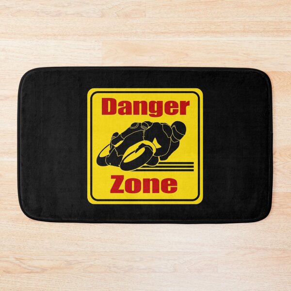 Item preview, 'Danger Zone' Motorcycle Road Racing Sign designed and sold by Michael Pilinski.