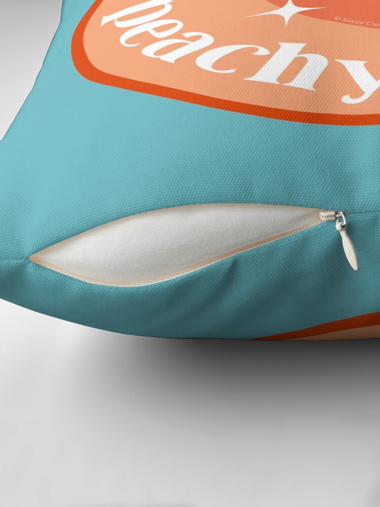 Thumbnail 2 of 4, Pillow, Peachy Clean Fun Cleaning Lady Gifts designed and sold by SavvyCleaner.