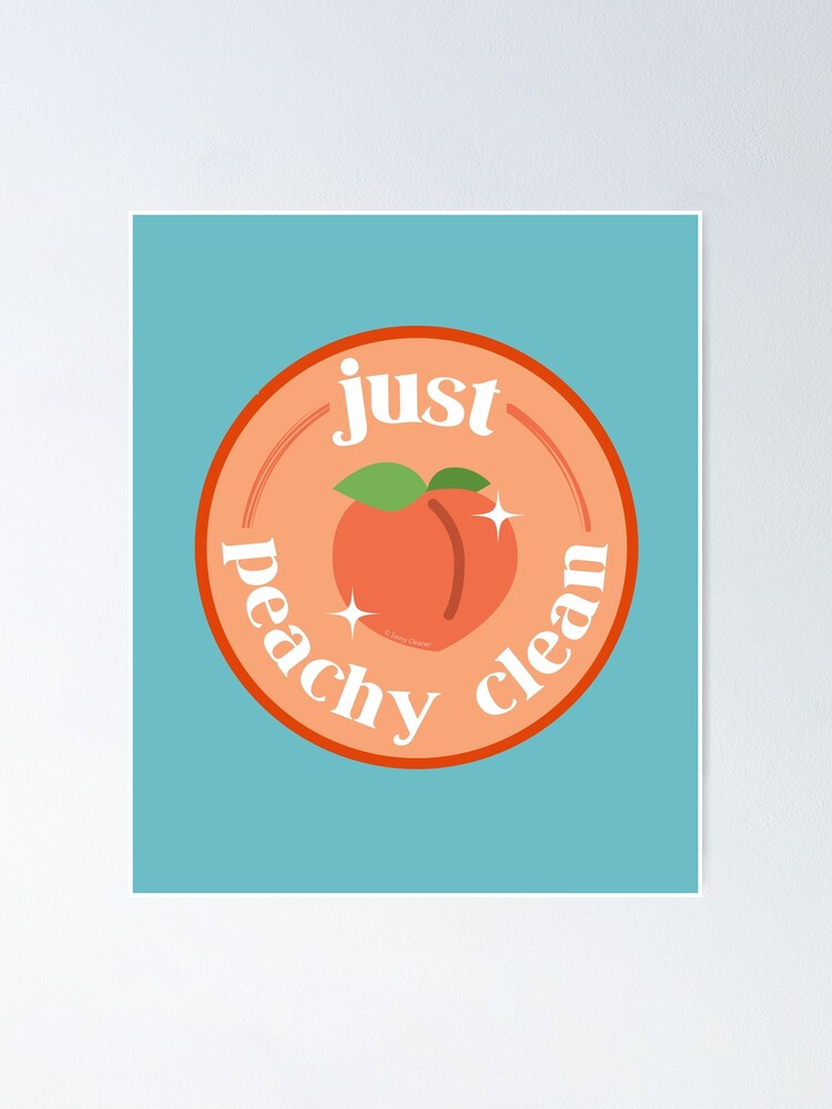 Peachy Clean Fun Cleaning Lady Gifts Greeting Card for Sale by  SavvyCleaner