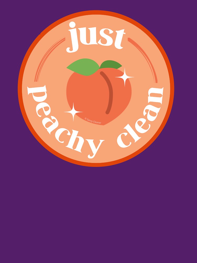Peachy Clean Fun Cleaning Lady Gifts by SavvyCleaner
