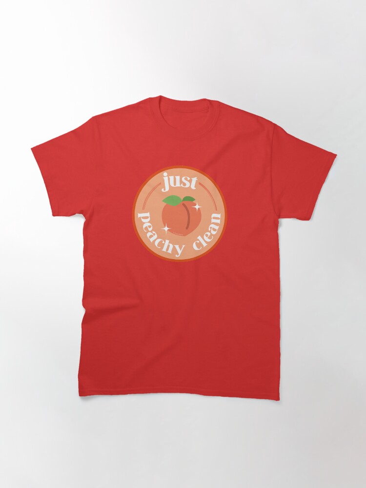 Thumbnail 3 of 7, Classic T-Shirt, Peachy Clean Fun Cleaning Lady Gifts designed and sold by SavvyCleaner.