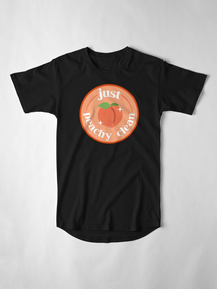 Alternate view of Peachy Clean Fun Cleaning Lady Gifts Long T-Shirt
