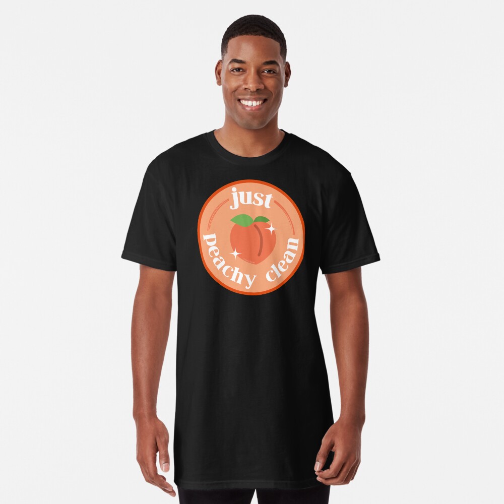Peachy Clean Fun Cleaning Lady Gifts Long T-Shirt