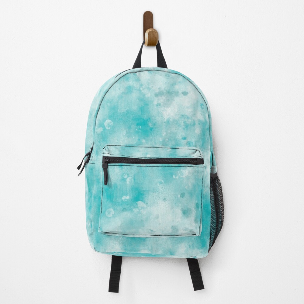 Discover Pretty Baby Blue Tye Dye Water Color Summer Abstract Pattern Backpack