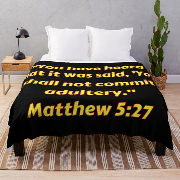 Item preview, Bible Verse Matthew 5:27 designed and sold by Prayingwarrior.