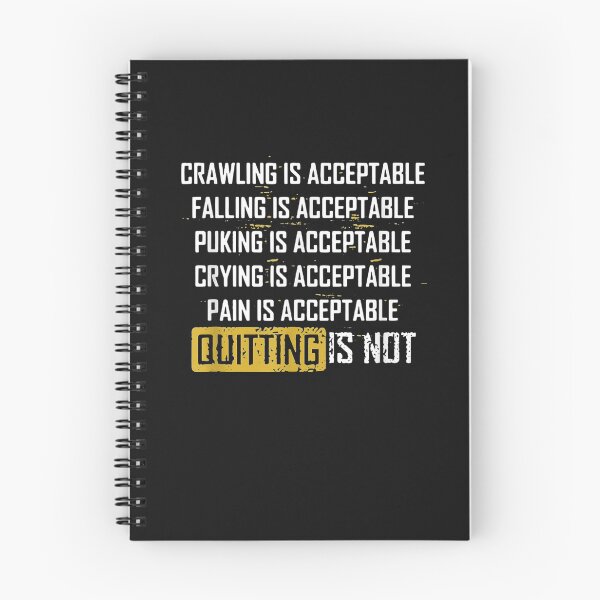 Item preview, Crawling Is Acceptable Falling Is Acceptable T-Shirt designed and sold by Lukifo-Amity.
