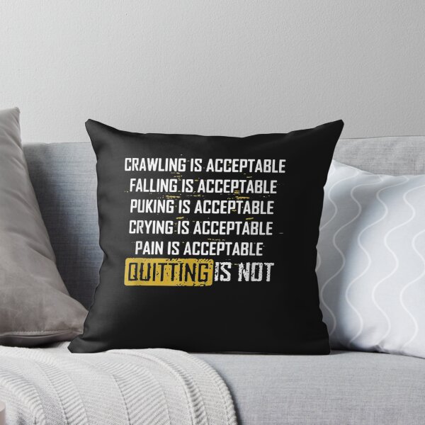 Item preview, Crawling Is Acceptable Falling Is Acceptable T-Shirt designed and sold by Lukifo-Amity.