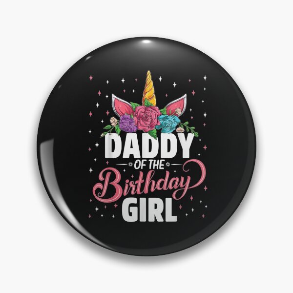Item preview, Daddy Of The Birthday Girl Unicorn Girls Family Matching T-Shirt designed and sold by Lukifo-Amity.