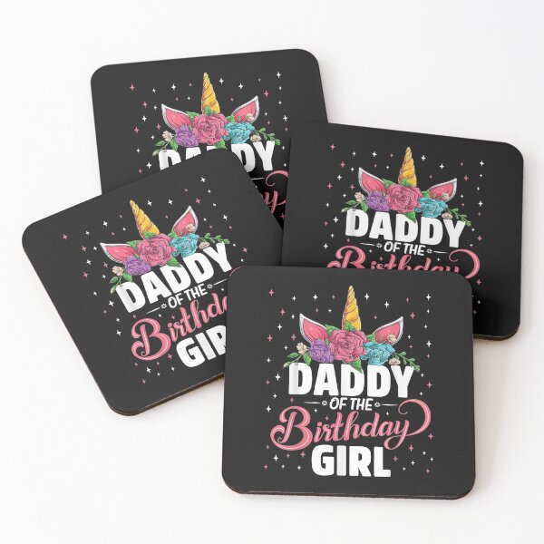 Item preview, Daddy Of The Birthday Girl Unicorn Girls Family Matching T-Shirt designed and sold by Lukifo-Amity.
