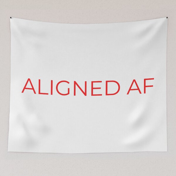 Item preview, Aligned AF Word text Minimal simple text - Red Font designed and sold by BE The Oracle.