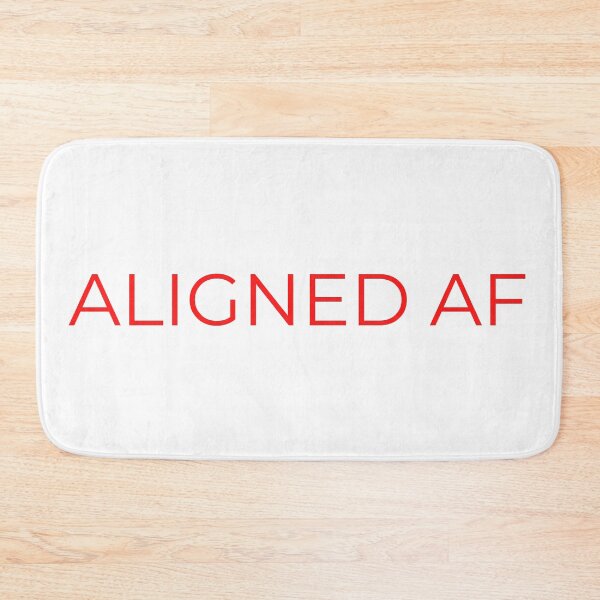 Item preview, Aligned AF Word text Minimal simple text - Red Font designed and sold by BE The Oracle.