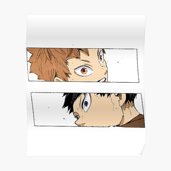 Hinata And Kageyama W Back Print Poster For Sale By Bouretaliyas Redbubble 5350