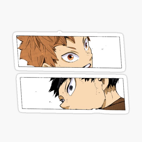 Hinata And Kageyama W Back Print Sticker For Sale By Bouretaliyas Redbubble 2170