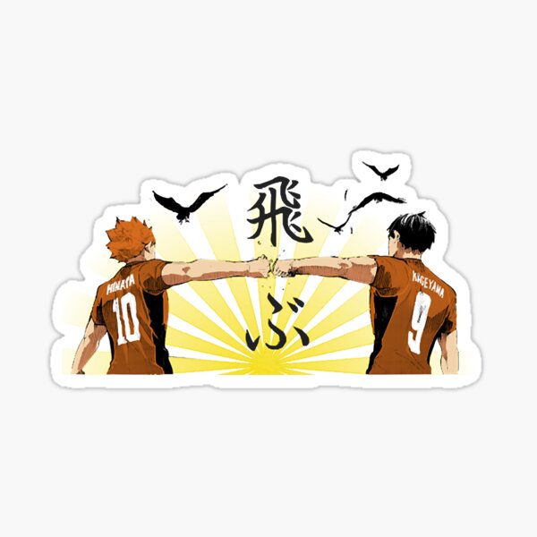 Kageyama And Hinata Haikyuu Sticker For Sale By Bouretaliyas Redbubble 6177