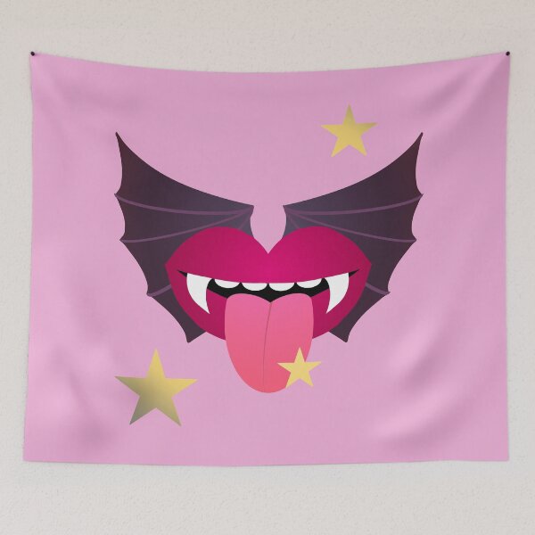 Item preview, Vampire Kisses the Night - RED VAMP designed and sold by RawSunArt.