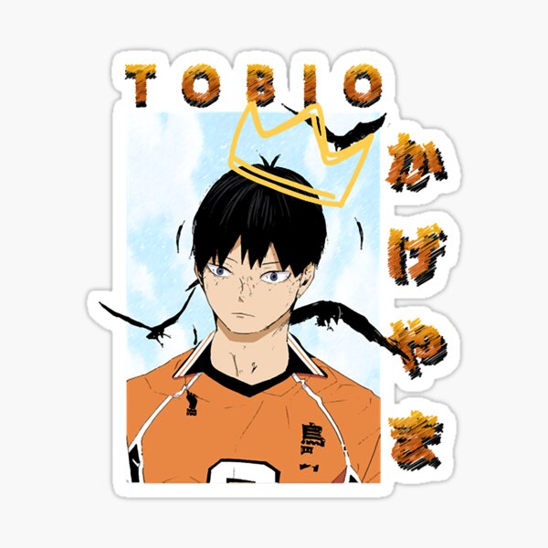 Kageyama Tobio With Back Print Sticker By Bouretaliyas Redbubble 3317