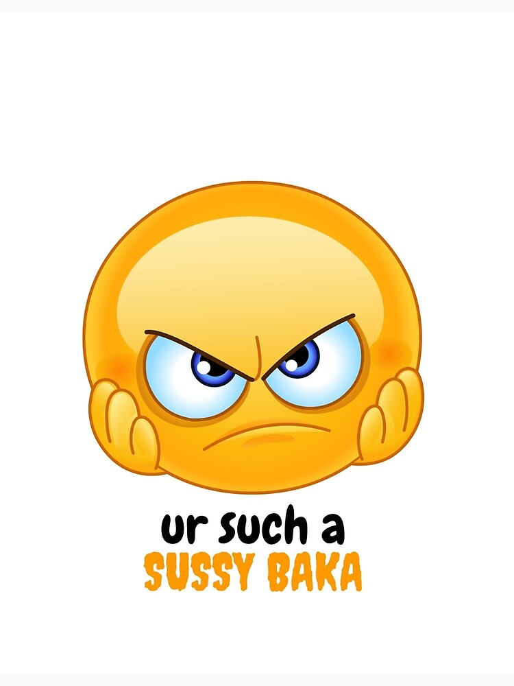 Funny Sussy Baka Meme  Mask for Sale by BigToeMan