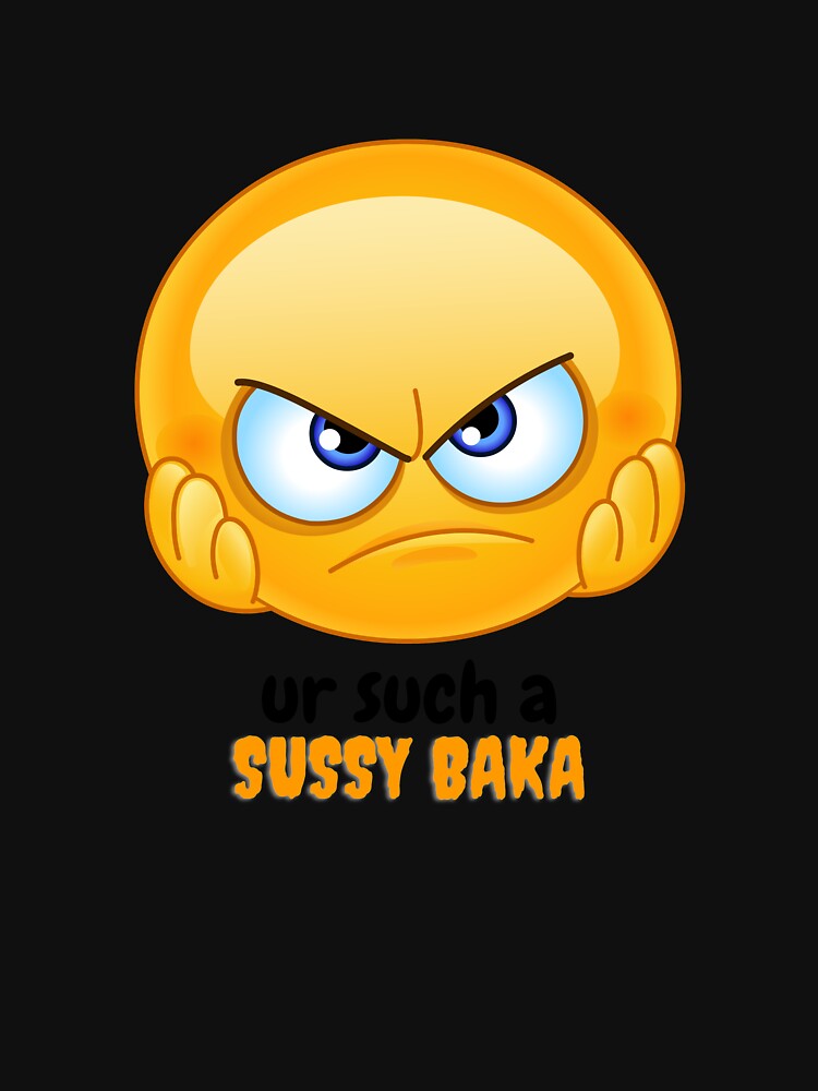 SUSSY BAKA | MEME | with smiley face | Sticker