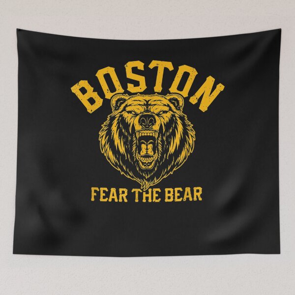 Item preview, Fear The Bear Hockey Beware of Boston Gameday Bruin Gift T-Shirt designed and sold by Lukifo-Amity.