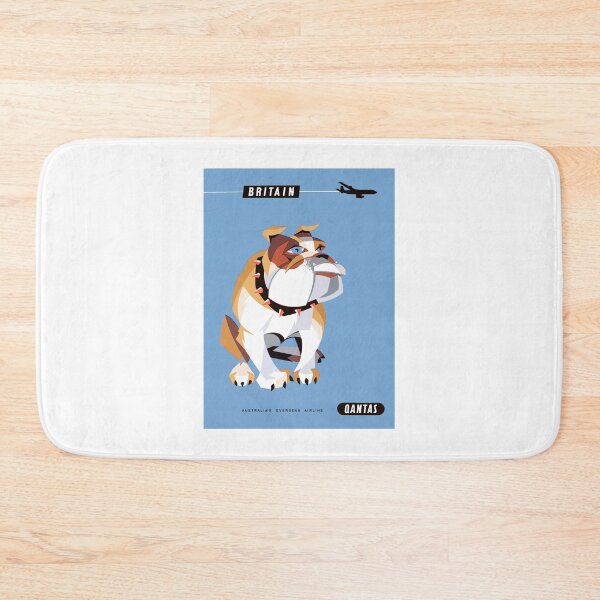 Item preview, 1960 BRITAIN Qantas Airline Advertising Poster designed and sold by retrographics.