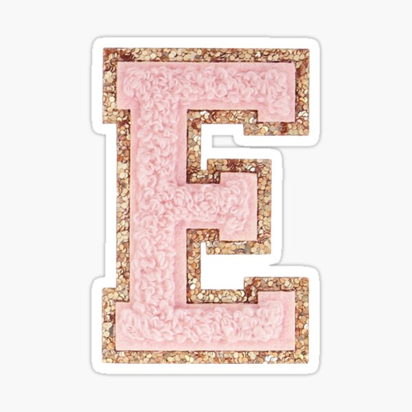 E letter patch Stoney Clover Lane Sticker for Sale by Amanda