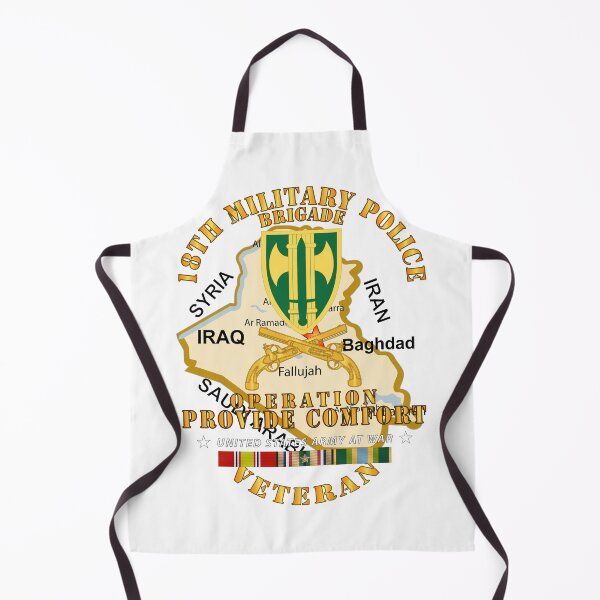 Item preview, Army - Operation Provide Comfort - 18th MP Brigade w COMFORT SVC designed and sold by Military Insignia Products.