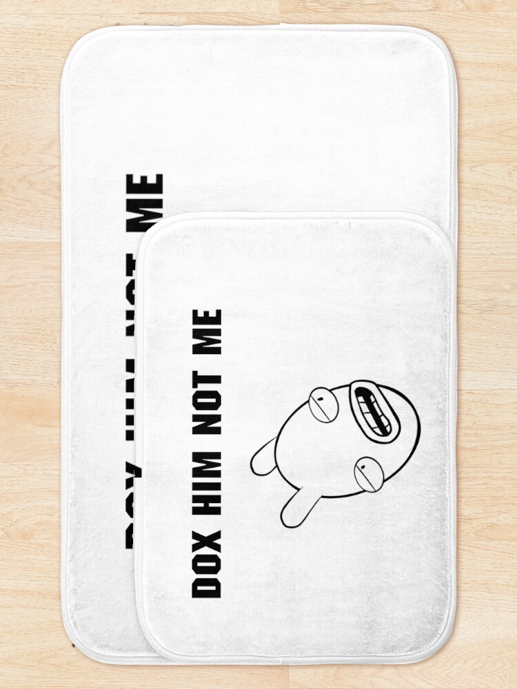 Thumbnail 5 of 6, Bath Mat, DOX HIM NOT ME designed and sold by Ratch2929.