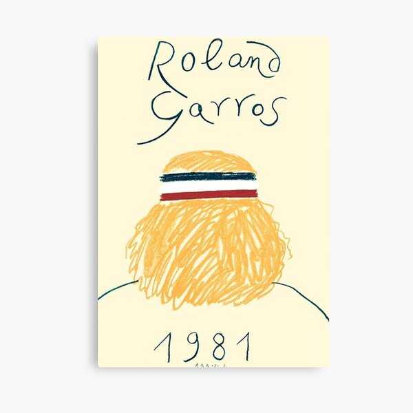 Eduardo Arroyo - Roland Garros 1981 Leinwanddruck