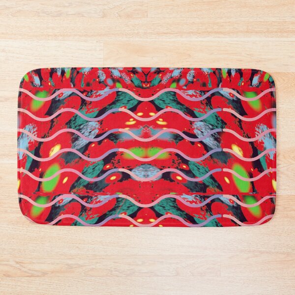 Item preview, Abstract Aesthetic Colourful Dots With Pink Waves designed and sold by Eklectikos.