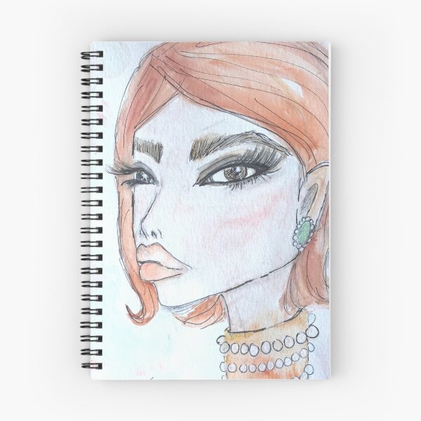 Item preview, Pearls & Attitude - Original Watercolor & Ink Design designed and sold by mercedesdscott.