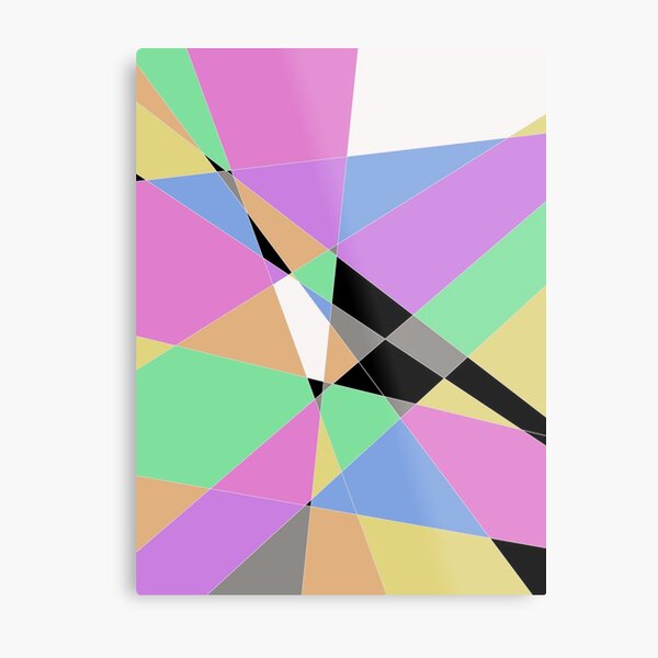 Triangles Metal Print