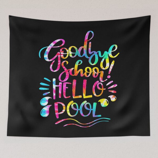 Item preview, Good Bye School Hello Pool Tie Dye Last Day Of School Summer T-Shirt designed and sold by Lukifo-Accel.