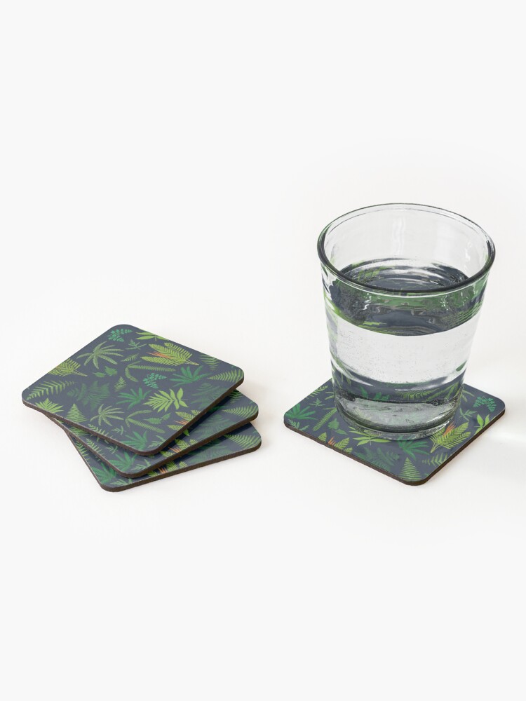 Alternate view of Fresh Adirondack Ferns Coasters (Set of 4)