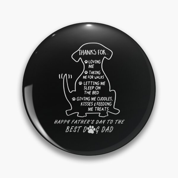 Artikelvorschau, Happy Father's Day Dog Dad T-Shirt entworfen und verkauft von Lukifo-Accel.
