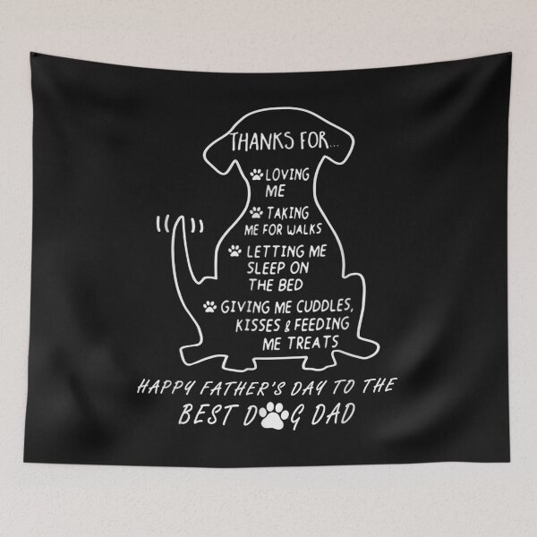 Artikelvorschau, Happy Father's Day Dog Dad T-Shirt entworfen und verkauft von Lukifo-Accel.