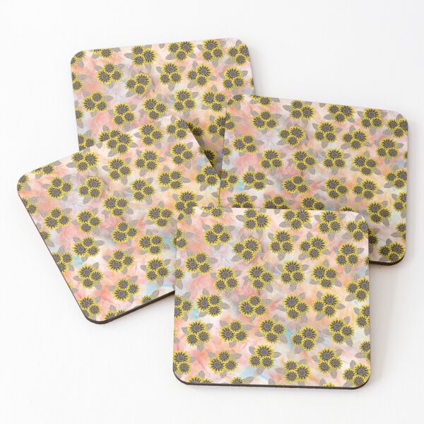 Item preview, Yellow flowers pattern designed and sold by cizito.