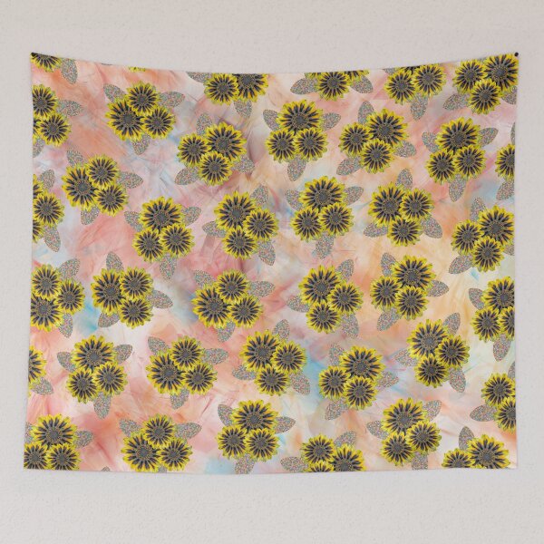 Item preview, Yellow flowers pattern designed and sold by cizito.
